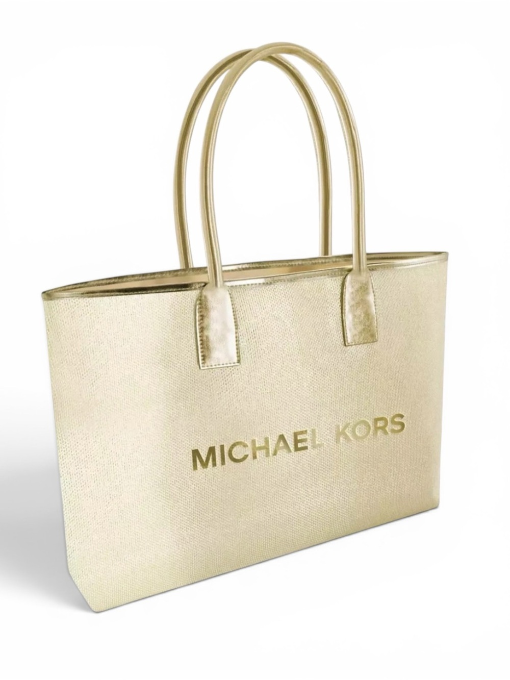 Michael Kors Large Gold Tote Bag